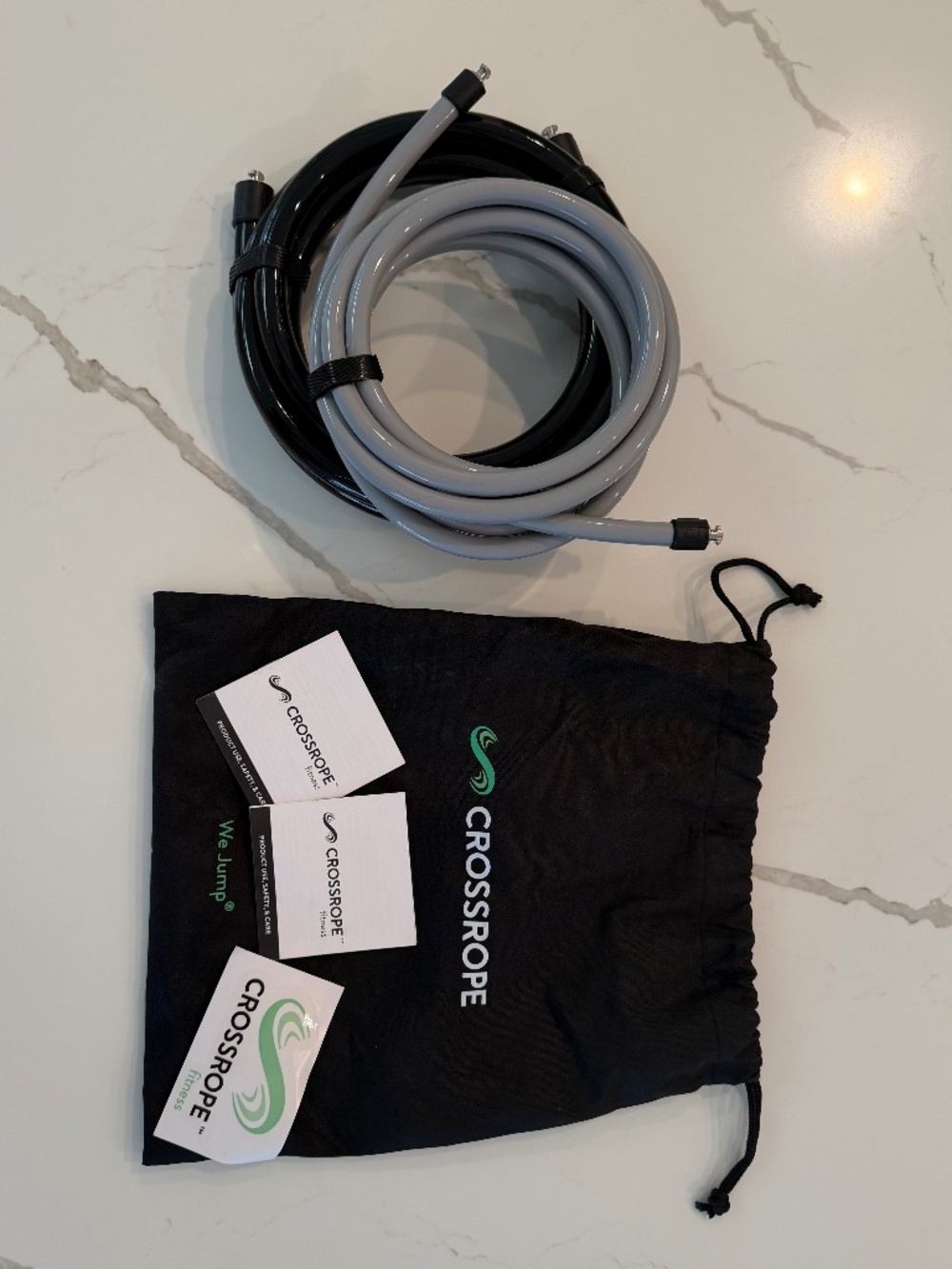brand new CROSS ROPE  1 lb and 2 lb Heavy Ropes with dust bag Crossrope